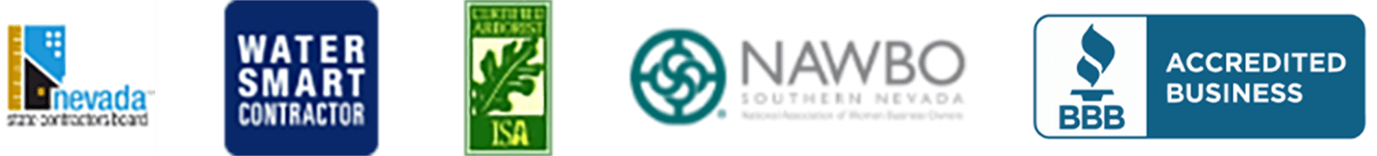 Logo River Logos of business accreditation and certification organizations.